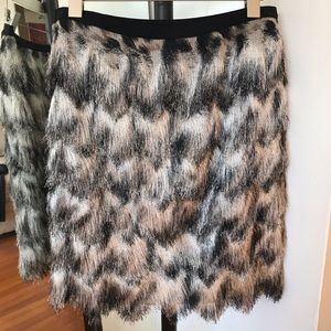 Ann Taylor Ombré Feather Skirt